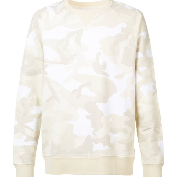 NWT WeSC Marvin camo AOP crewneck Sweatshirt - Picture 2 of 8